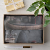Gothische Halloween kabouter met 'Geboren in het D Tissuepapier (Geschenk)
