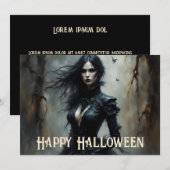 Gothische Halloween Nacht van Mysterie (Voorkant / Achterkant)