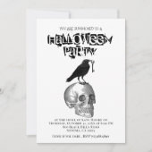 Gothische Halloween uitnodiging (Voorkant)