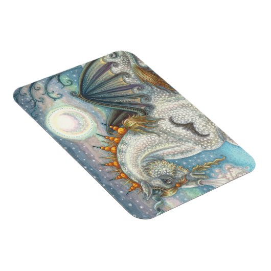 GOTHISCHE HALLOWEEN UNICORN MET BBT WINGS, HORSE MAGNEET (Rechterzijde)