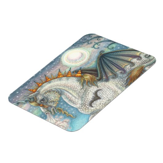 GOTHISCHE HALLOWEEN UNICORN MET BBT WINGS, HORSE MAGNEET (Linkerzijde)