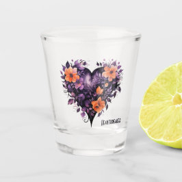 Gothische Hartbreker Paarse Hart Shot Glas