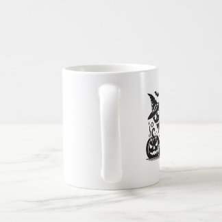 Gothische Hekse Schedel Pompoen Koffie Franse Pers Koffiemok
