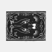 Gothische Heksen Coven Bruid Tarot Halloween Bache Fleece Deken (Voorkant (Horizontaal))