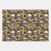 Gothische hemels en bloemen inpakpapier vel (Voorkant 3)