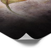 Gothische herfst fee fantasy kunstprint poster (Hoek)