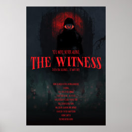 Gothische Horror De Getuige Donkere Esthetische Mu Poster