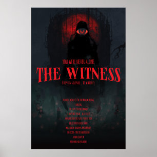 Gothische Horror De Getuige Donkere Esthetische Mu Poster