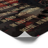 Gothische Horror Kettinghouder Donkere Fantasy Muu Poster (Hoek)