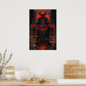 Gothische Horror Kettinghouder Donkere Fantasy Muu Poster (Keuken)