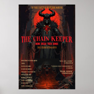 Gothische Horror Kettinghouder Donkere Fantasy Muu Poster
