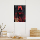 Gothische Horror Poster De Poortwachter Muurkunst (Keuken)