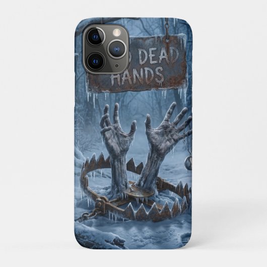Gothische horrorillustratie van bevroren handen Case-Mate iPhone case (Achterkant)