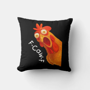 Gothische humor grappige F Caw F kraai ontwerp Kussen