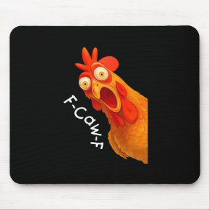 Gothische humor grappige F Caw F kraai ontwerp Muismat