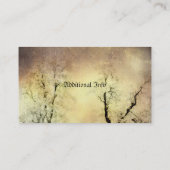 Gothische infusie visitekaartje (Achterkant)