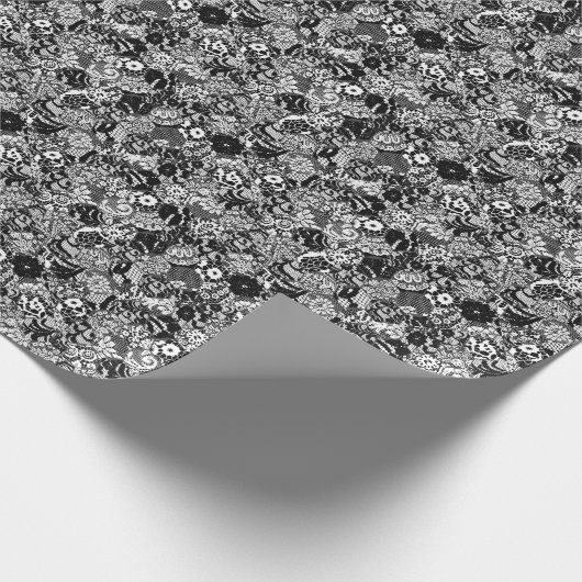 gothische kant cadeaupapier (Hoek)