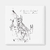 Gothische kathedraal Bourges, Frankrijk Magneet (Voorkant)