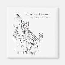 Gothische kathedraal Bourges, Frankrijk