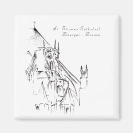 Gothische kathedraal Bourges, Frankrijk Magneet