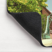Gothische kathedraal in Wroclaw Mousepad Muismat (Hoek)