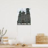 Gothische kerk, Herfst, Massachusetts Poster (Keuken)