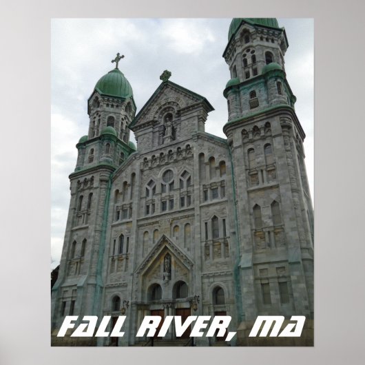 Gothische kerk, Herfst, Massachusetts Poster (Voorkant)