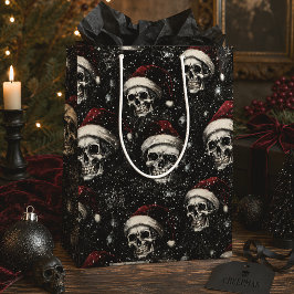 Gothische Kerst Schedel Creepmas Cadeautas
