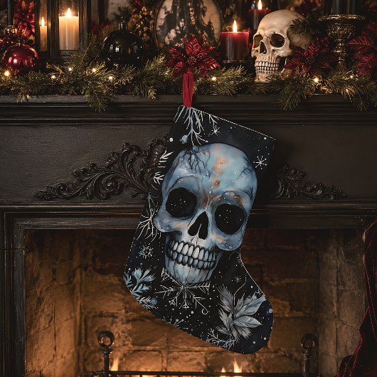 Gothische Kerst Schedel Griezelen Kleine Kerstsok