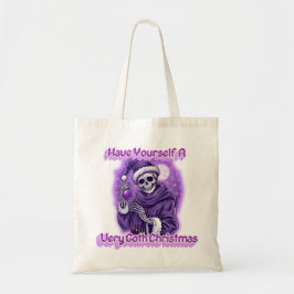 gothische kerst tote bag