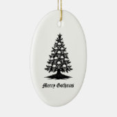 Gothische Kerstboom II Keramisch Ornament (Rechts)
