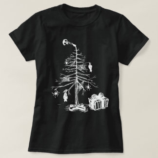 Gothische Kerstboom T-shirt