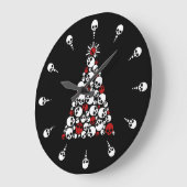 Gothische kerstboomkorren grote klok (Hoek)