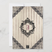 Gothische Kerstkrans Fotokaart Feestdagenkaart (Achterkant)