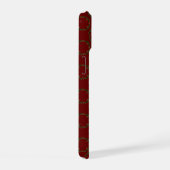 Gothische Kerstkrans Patronen iPhone 15 Case (Rechterkant)