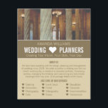 Gothische kolommen, Adverteren een bruiloft Flyer<br><div class="desc">Gothische kolommen,  de Planner van de Gebeurtenis van de Weddenschap Adverteren Flyer door de Opslag van het Visitekaartje.</div>