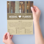 Gothische kolommen, Adverteren een bruiloft Flyer (Hand)