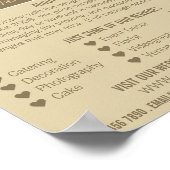 Gothische kolommen, Adverteren een bruiloft Poster (Hoek)