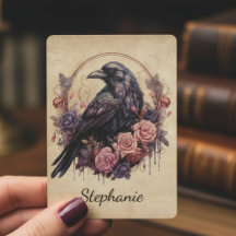 Gothische Kraai Botanische Hekserij Natuur Cadeau