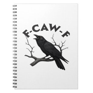 Gothische Kraai Grappige F-Caw-F Humor Essentieel Notitieboek
