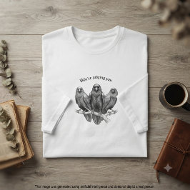 Gothische Kraai We Oordelen Over Je Sarcastisch Ca T-shirt