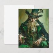 Gothische Leprechaun Notitiekaartje (Voorkant / Achterkant)