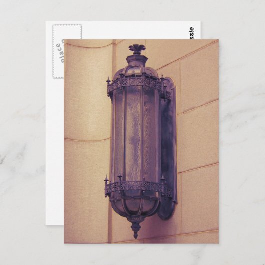 Gothische lichtstructuur briefkaart (Voorkant / Achterkant)