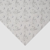 Gothische Maan Raven Tissuepapier (Detail)