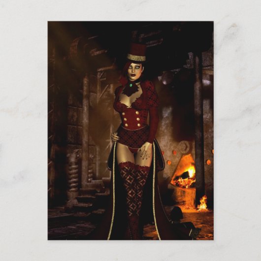 Gothische meisjes onder het briefkaart Lair (Voorkant)