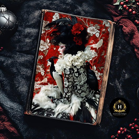 Gothische Mode Decoupage Tissuepapier