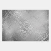 Gothische Mode Stiletto-hiel met roze moerasrozen Inpakpapier Vel (Voorkant 2)