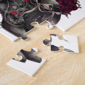 Gothische Mode Victoriaans dress en High Hiel Boot Legpuzzel (Zijkant)