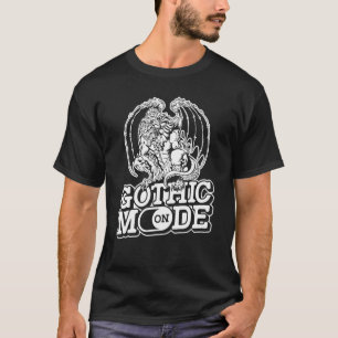 Gothische modus op donkere artistieke stijlvolle G T-shirt