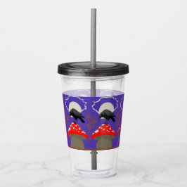 Gothische Mystieke Raaf Acryl Drinkbeker